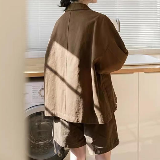 裁缝学苑AS346宽松复古美拉德翻领工装外套纸样女装衬衣打版裁剪样板裁剪 商品图2