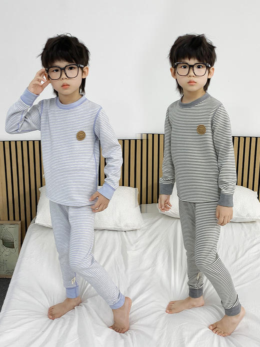 【YW】无忧购儿童秋冬款德绒保暖羊毛蚕丝无骨秋衣秋裤内衣套装713（截单后7天发货) 商品图5