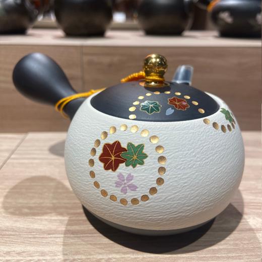 常滑烧白雪手绘茶壶240cc（昭萠作）【不支持补差，非质量问题不退不换】S 商品图1