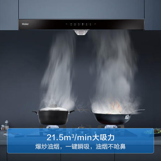 海尔（Haier）CXW-219-ET923 抽油烟机 欧式家用 21.5大吸力 挥手智控 一键自清洁油烟机 商品图4
