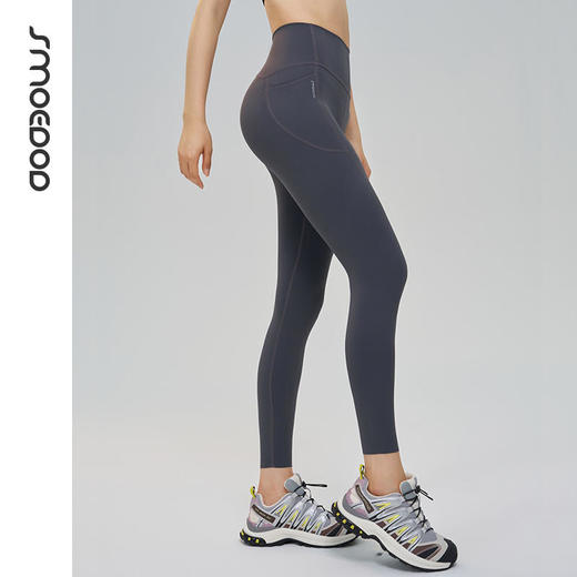 2024秋冬款SMOEDOD/水沐伊朵高弹收腹健身运动瑜伽裤女裸感简约高街外穿6591 商品图1