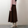玳莎斜腰袢设计感A字半身裙2024秋冬新款美拉德法式复古显瘦伞裙  ED34301 商品缩略图3
