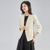 【高货】全新升级【铂金会员367/天猫489/差价122】(05333) 洛诗琳早秋气质通勤羊毛小西装外套女修身收腰一粒扣上衣 商品缩略图2