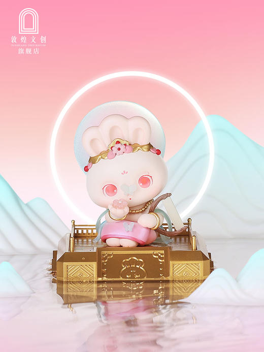 敦煌文创妙音盲盒三耳兔公仔博物馆手办生日礼物正版摆件礼品 商品图2