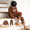 likeuu小熊半边绒家居服套装圆领亲子家居服ZY 商品缩略图4