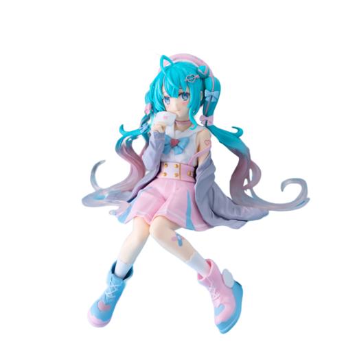 [A] FuRyu 泡面压 VOCALOID 初音未来 恋爱水手服灰色Ver. 景品手办 商品图0