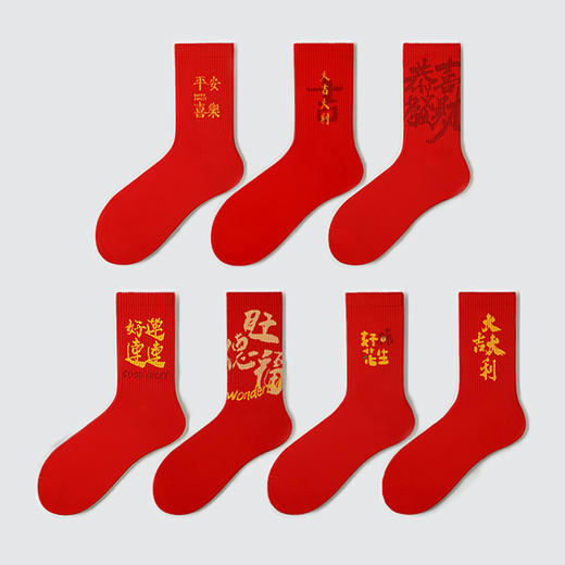 都市丽人都市锋尚中筒袜简约系列精梳棉袜子男袜子FCTDF2 商品图1