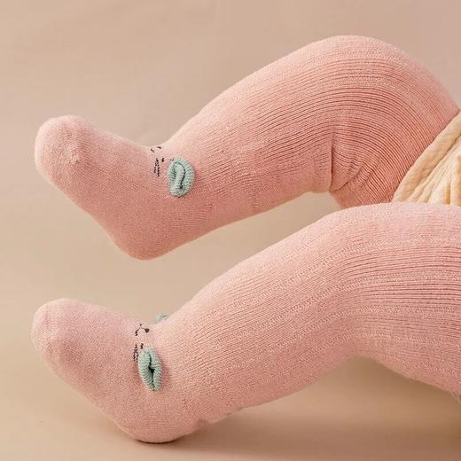 【3双装！】婴儿加厚毛圈保暖可爱长筒袜子冬季卡通婴幼儿长筒袜0-3岁宝宝过膝袜 商品图3