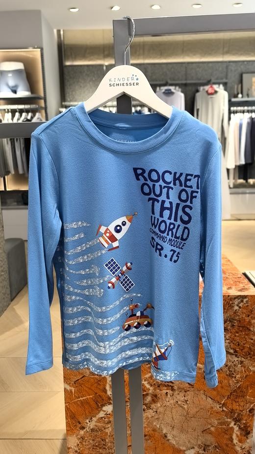 【莫代尔印花】SCHIESSER德国舒雅男童莫代尔印花长袖长裤套装3B/20239H 商品图1