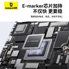 倍思 明镜系列 一拖二快充数据线 Type-C to C+C 100W 商品缩略图3
