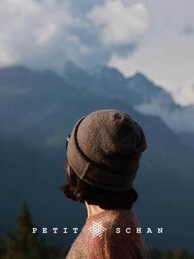 风月无边 羊绒小圈纱手工染色冷帽针织帽