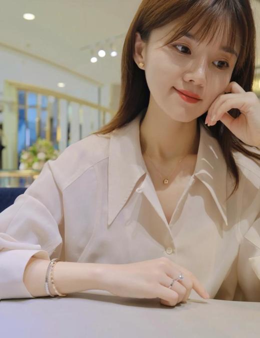 尚美蜂巢项链采用CNC精雕工艺，加全手镶，电镀厚金（XTY） 商品图6