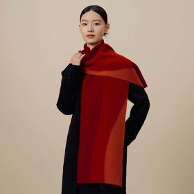 万事利羊毛围巾-自由诗