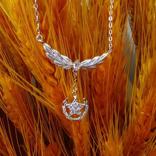 新款《荣耀》橄榄领花S925银锁骨链 商品图8