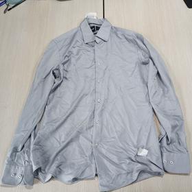 瑕疵HUGO BOSS Performance 男士修身版弹力透气尖领商务休闲长袖衬衫