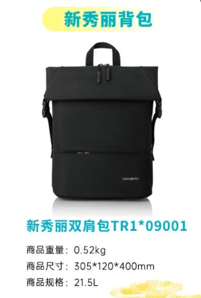 新秀丽双肩包 HR 商品图0