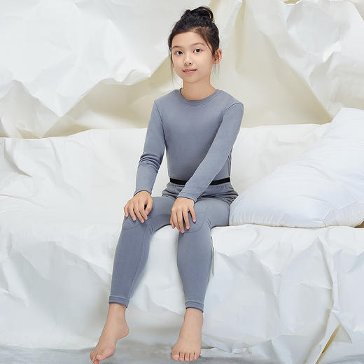 【毛爸】素湃儿童高性能保暖内衣套装男童女童中大童气凝胶加绒加厚冬季 商品图4