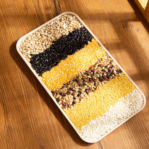 「五谷礼盒装」鹤来香悠选五谷杂粮礼盒250g*6袋 黄小米黑米糯米大麦仁七色糙米粮油米面 商品图3