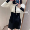 【S1】JORYA拼接毛衣连衣裙O161409D 商品缩略图0