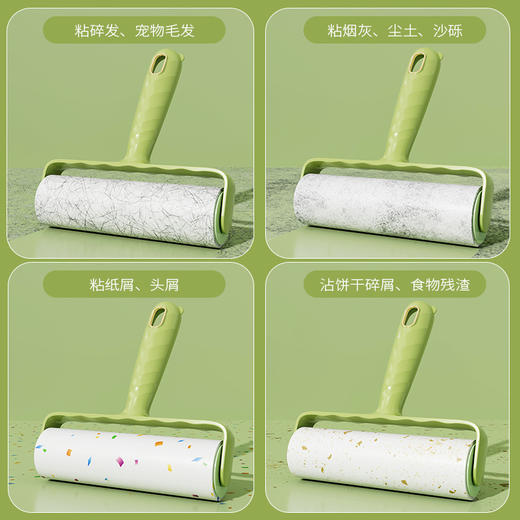 「送卷纸！高颜值」创意可爱粘毛器滚筒 可撕式纸沾毛除尘去除毛居家日用滚刷衣服刷粘毛器清洁工具 商品图2