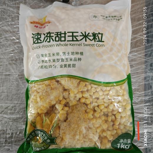 速冻甜玉米粒（生制品）  1kg*10袋/箱   冷冻 商品图0