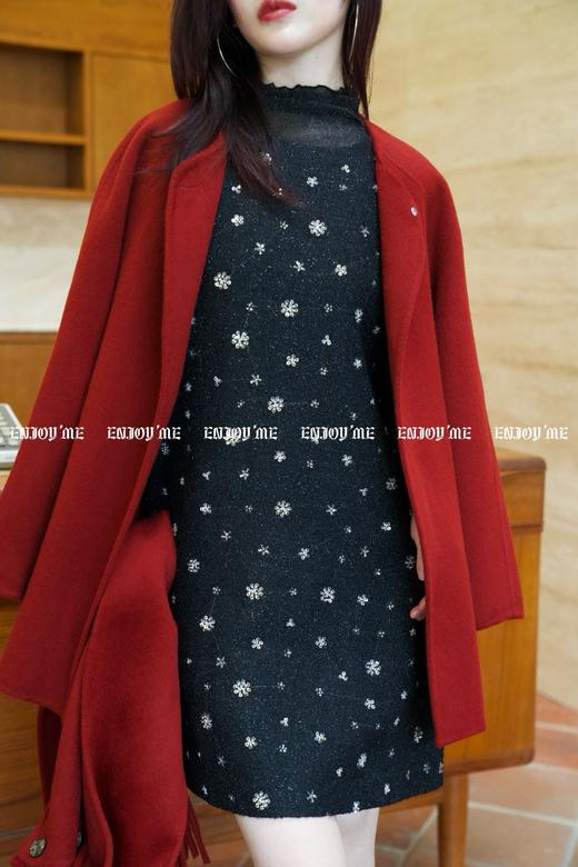 【门店同款】ENJOY冬季柔韧与共玫瑰之吻围巾大衣 159495949 商品图4