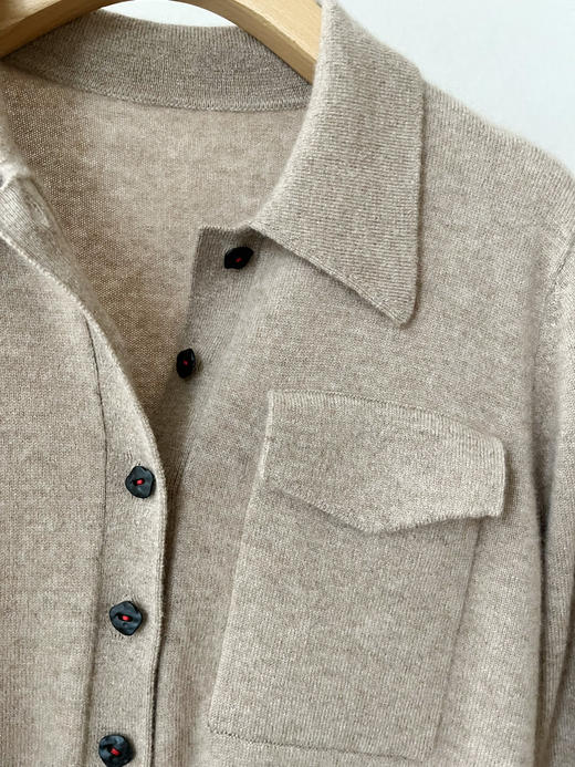 【必入单品】噢蜜ooomeooo口袋款羊绒衫 商品图6