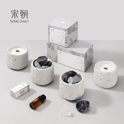 【包邮】宋朝 冷山系列|香薰蜡烛&扩香石|桂花 卧室扩香石礼盒家用室内晶石摆件 商品图8
