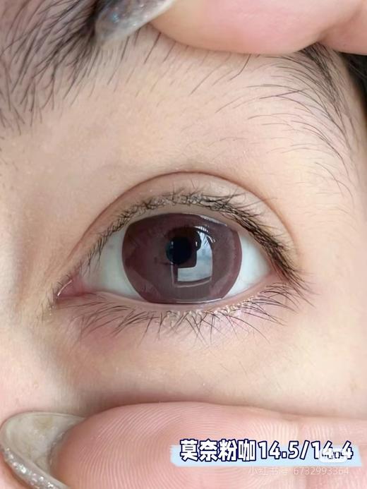 【本店实拍】粉色芭比偏大着色系列-6款-14.5mm-着色14.4mm【年抛/半年抛 度数0-1000度 无525/575 】 商品图8