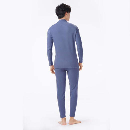 都市丽人都市锋尚保暖衣舒暖套装暖肤绒3.0中厚男士保暖衣套装FWT1B3 商品图3