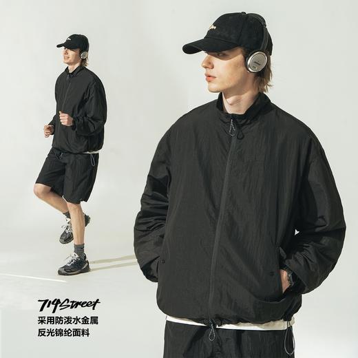 714street潮牌金属尼龙夹克男女2024春秋新款运动休闲连帽外套 商品图0