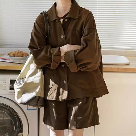 裁缝学苑AS346宽松复古美拉德翻领工装外套纸样女装衬衣打版裁剪样板裁剪 商品图4