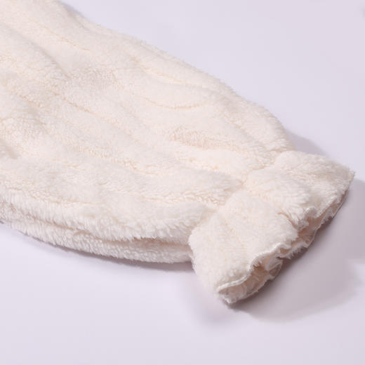 都市丽人睡衣生活家居单件袍家居服长毛绒提花厚女士法兰绒单件袍LHT7B3 商品图7