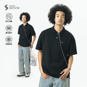 [凉感速干]714street新款索罗娜短袖polo衫男防晒上衣日系休闲T恤