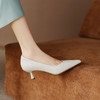 阿么手工女鞋2024新款浅口高跟鞋细跟百搭高级感5CM法式尖头单鞋 商品缩略图1