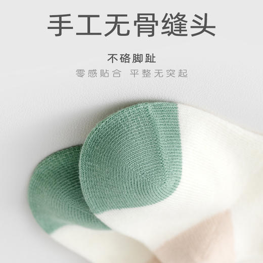 【3双装！专为宝宝设计】2024秋季新品无骨松口婴儿袜子宝宝袜子初生卡通a类儿童中筒棉袜 商品图2