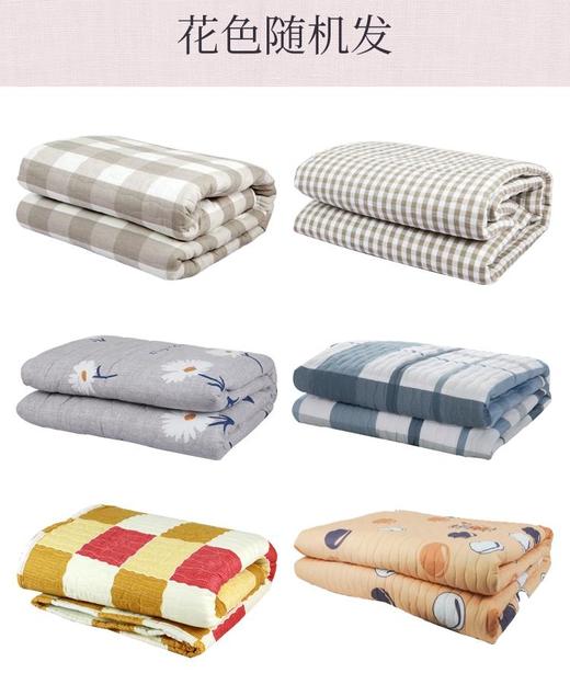 彩虹  全线路安全保护双控双温电热毯(特大宽幅）纯棉2米*1.8米花色随机1588 商品图0