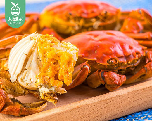 【预售-12月26日配送】江苏大闸蟹礼盒（公母各3只）/1箱（共6只，公蟹单只240g-260g，母蟹单只190g-210g） 商品图1