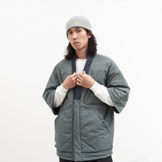 吃茶去chichaqu24秋冬3M新雪丽棉服道袍民族风宽松日系复古男女 商品图3