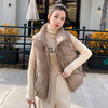【保暖值5星❗️韩版羽绒棉马甲】冬天满满的安全感，如同裹着被子般舒适，宽松版型百搭显瘦，秋冬新款棉衣，气质宽松轻薄背心，时尚坎肩马夹L 商品缩略图8