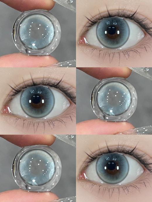 pfgirlcon月抛美瞳 蓝色妖姬 14.0mm 商品图0
