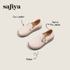 Safiya/索菲娅2024秋 英伦风真皮套脚百搭圆头休闲低跟平底小皮鞋 SF43112107 商品缩略图0