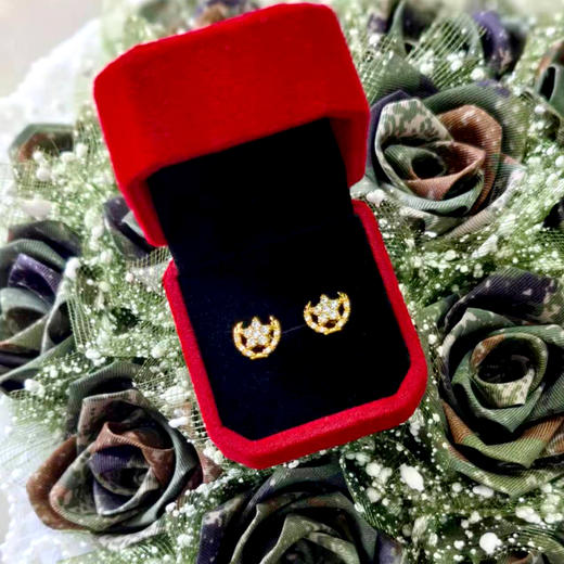 新款《星冕》首饰套装  采用纯银打造  精细打磨  展现出沉稳而不失活力的质感  军旅情怀  腕间传承 商品图9