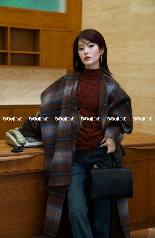 【门店同款】ENJOY秋季复古显瘦微喇裤 159203547 商品图4