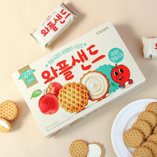 克丽安醇香花生夹心饼干93g 商品图3