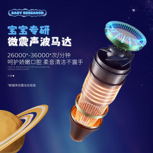 雷治  奥特曼动感系列儿童电动牙刷  A16 商品图3