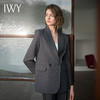 IWY/秋冬新款高级深灰色西装外套女期限休闲款式职业两件套OLC13517+P33517 商品缩略图5