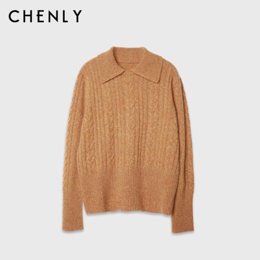 尘衣｜花色纱老钱风羊绒POLO 商品图0