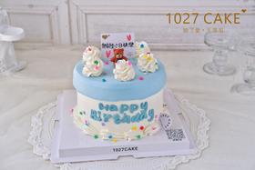 1027CAKE | 简约风 小熊蜡烛