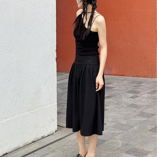 【顺丰包邮】33541 洛诗琳高货橡筋腰短半裙2024新款韩版设计感伞裙237 商品图2